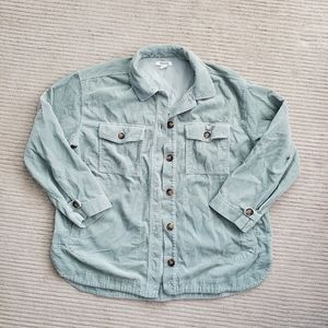Madewell corduroy yorkway shirt jacket